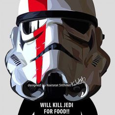 Storm Trooper : ver3 | imágenes Pop-Art personajes Star-Wars
