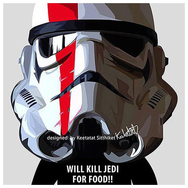 Storm Trooper : ver3 | Pop-Art paintings Star-Wars characters