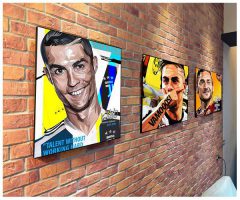Cristiano Ronaldo Juventus | imágenes Pop-Art Deportes fútbol