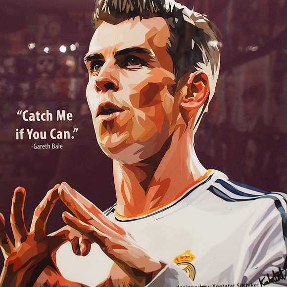 Gareth Bale : ver1 | Pop-Art paintings Sports football