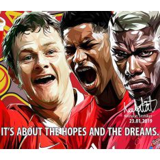 The hopes and the dreams | Pop-Art paintings Sports football