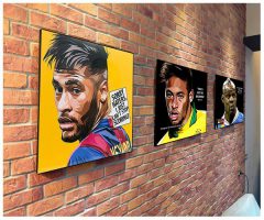 Neymar jr - Barça | Pop-Art paintings Sports football