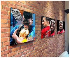 Paul Pogba : we are the champions | Pop-Art paintings Sports football
