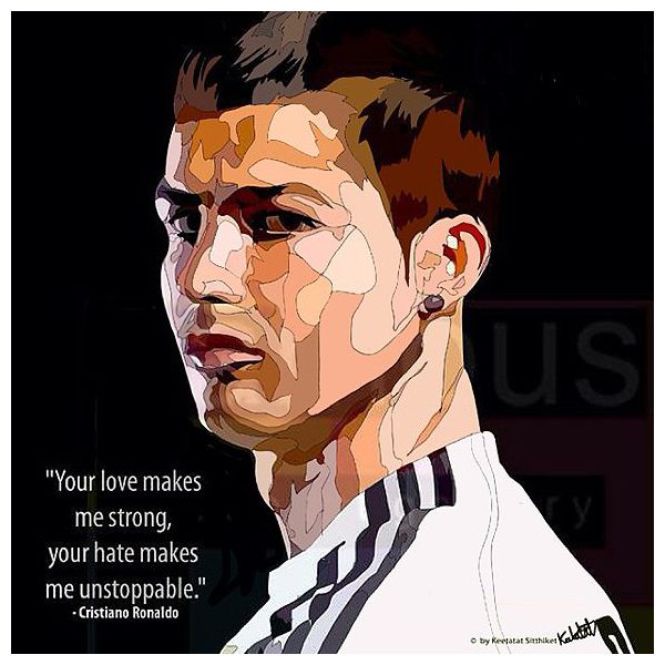 Cristiano Ronaldo : RM/BK&WH | images Pop-Art Sports football