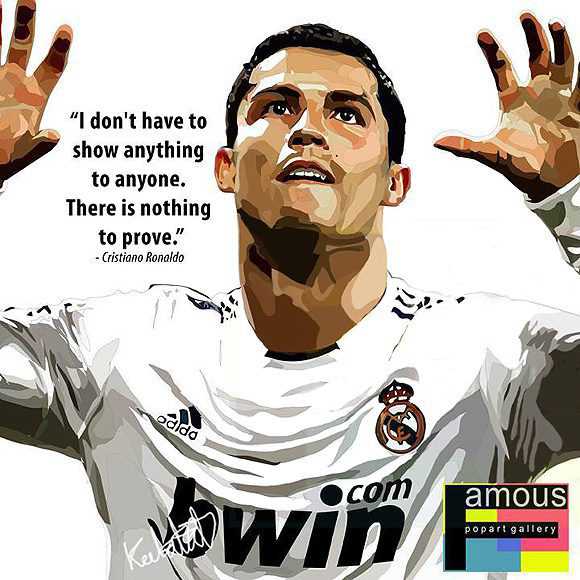 Cristiano Ronaldo : RM/WH&WH | imágenes Pop-Art Deportes fútbol