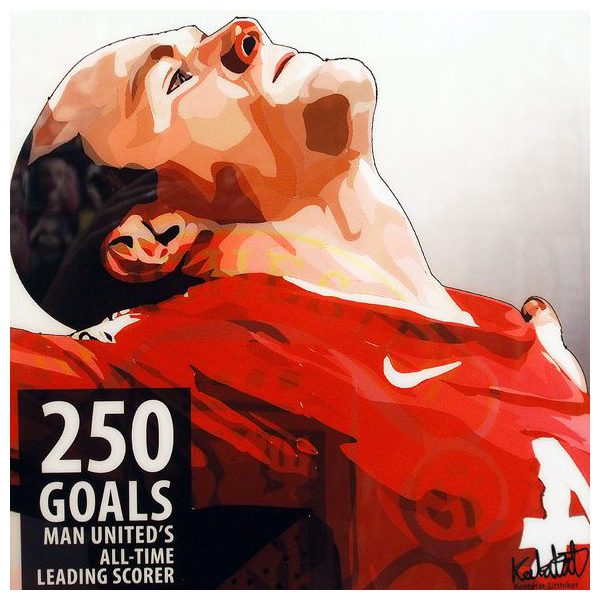 Rooney 250 GOALS | imágenes Pop-Art Deportes fútbol