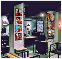 Steven Gerrard : Cut Veins | Pop-Art paintings Sports football