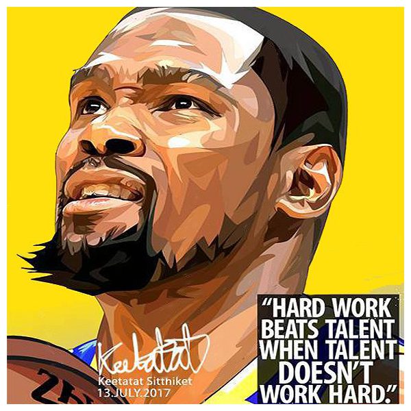 Kevin Durant | Pop-Art paintings Sports basketball