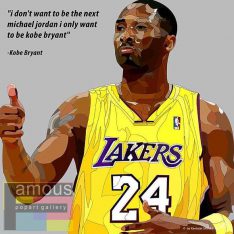 Kobe Bryant : ver1 | Pop-Art paintings Sports basketball