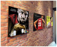 Lebron James : ver2/num23 | Pop-Art paintings Sports basketball