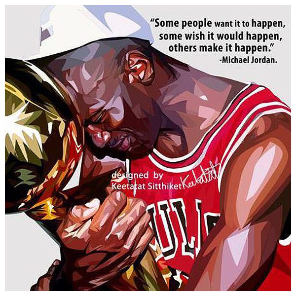 Michael Jordan : ver2 | imágenes Pop-Art Deportes basquet
