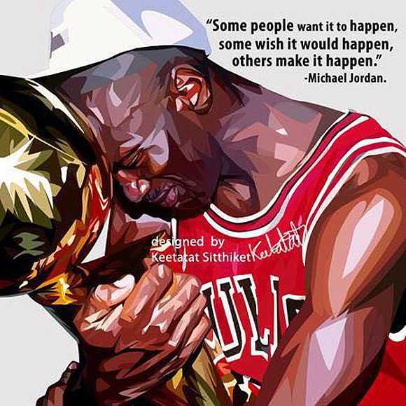 Michael Jordan : ver2 | imágenes Pop-Art Deportes basquet