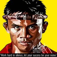 Buakaw Banchamek | Pop-Art paintings Sports boxing