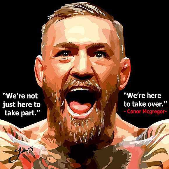 Conor McGregor : ver2 | Pop-Art paintings Sports boxing