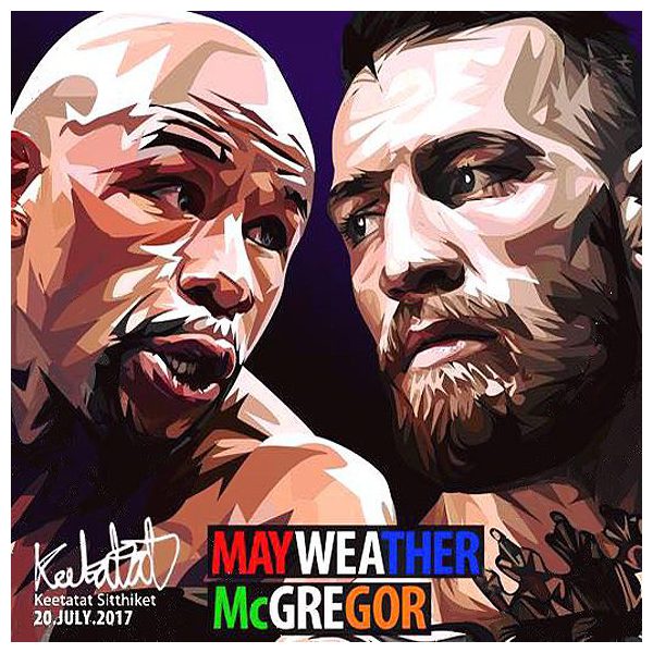 Floyd vs Conor | imágenes Pop-Art Deportes boxeo
