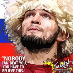 Khabib "the Eagle" Nurmagomedov | imágenes Pop-Art Deportes boxeo