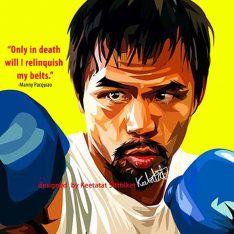 Manny Paquiao | Pop-Art paintings Sports boxing