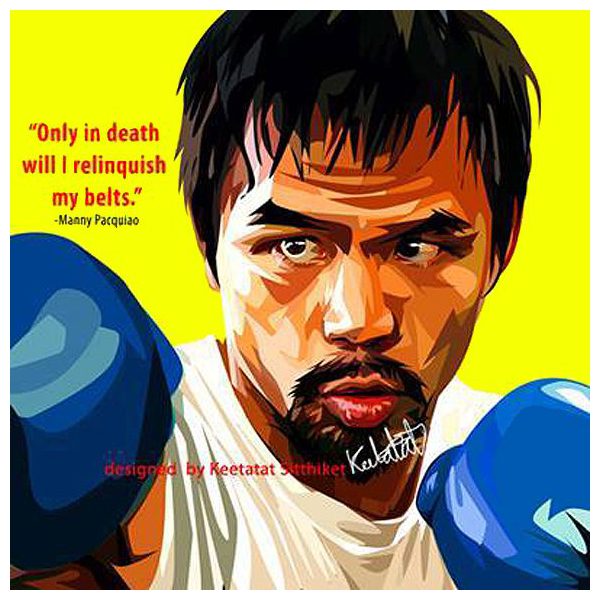Manny Paquiao | images Pop-Art Sports boxe