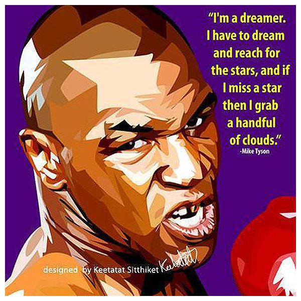 Mike Tyson | Pop-Art paintings Sports boxing
