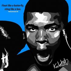 Muhammad Ali : ver1 | Pop-Art paintings Sports boxing