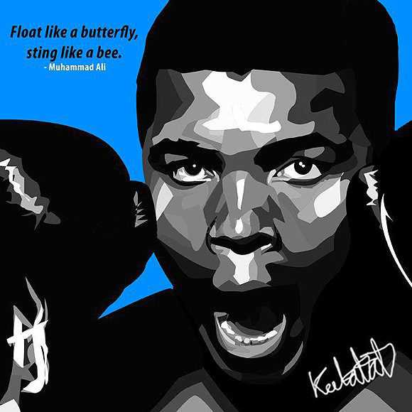 Muhammad Ali : ver1 | imágenes Pop-Art Deportes boxeo