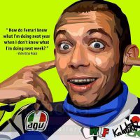 Valentino Rossi : ver2 | imágenes Pop-Art Deportes tenis-motor