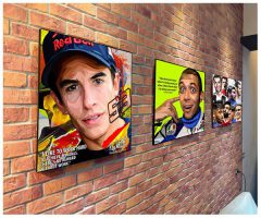 Valentino Rossi : ver2 | imatges Pop-Art Esports tenis-motor