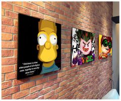 Joker Lego | Pop-Art paintings Comics films-TV