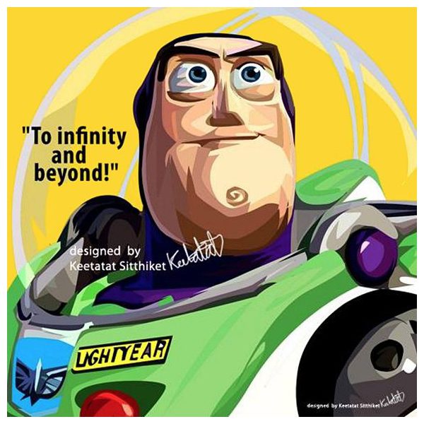 Buzz Lightyear | Pop-Art paintings Comics films-TV