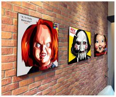 Chucky | Pop-Art paintings Comics films-TV
