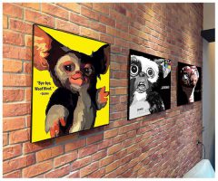 Gizmo : Yellow | Pop-Art paintings Comics films-TV
