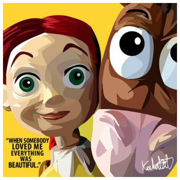 Jessi & Bulleye | Pop-Art paintings Comics films-TV