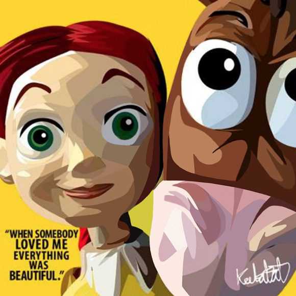 Jessi & Bulleye | imágenes Pop-Art Cartoon cine-TV