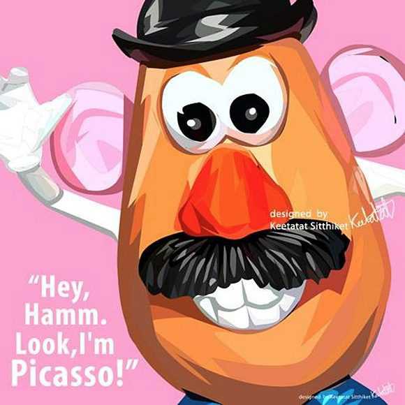 Mr.Potato | imatges Pop-Art Cartoon cinema-TV