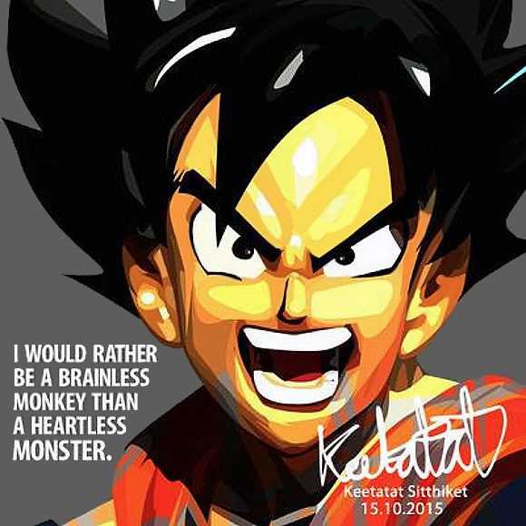 Son Goku : ver.2 | imatges Pop-Art Cartoon Dragon-Ball