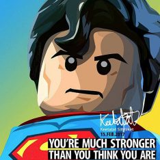 Superman Lego | imatges Pop-Art Cartoon cinema-TV