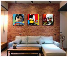 Superman Lego | Pop-Art paintings Comics films-TV