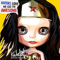 Blythe : Wonder Woman | imágenes Pop-Art Cartoon Blythe