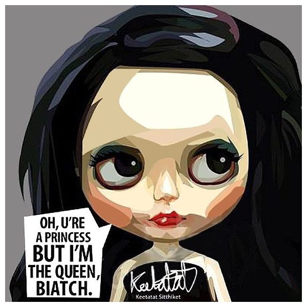 Blythe : Queen | imatges Pop-Art Cartoon Blythe