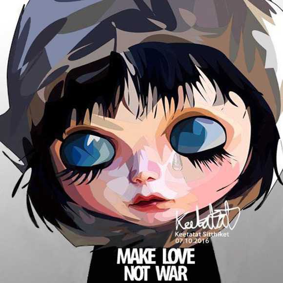 Blythe : Make Love | imatges Pop-Art Cartoon Blythe