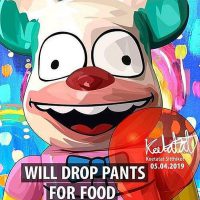 Bearbrick : drop pants for food | images Pop-Art Cartoon Bearbrick