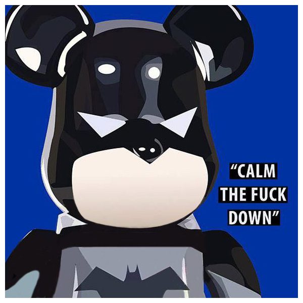 Bearbrick : Bat bear | images Pop-Art Cartoon Bearbrick