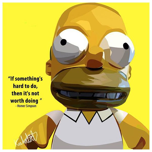 Homer Simpson | imágenes Pop-Art Cartoon cine-TV