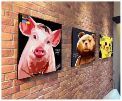 Pikachu | Pop-Art paintings Comics films-TV