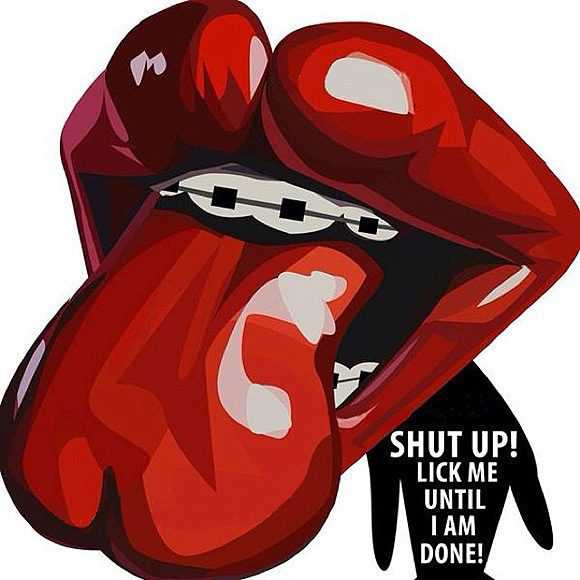 Shut Up Lick Me | imágenes Pop-Art Cartoon cine-TV