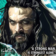 Aquaman | Pop-Art paintings DC-Comics characters