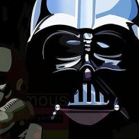 Star Wars group : set 4pcs | Pop-Art paintings Star-Wars characters