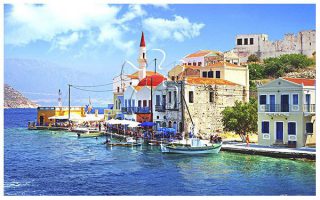 Beautiful Greece Bay | Pintoo puzzles 1000 pieces