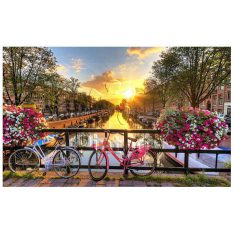 Beautiful Sunrise Over Amsterdam | puzzles Pintoo 1000 peces