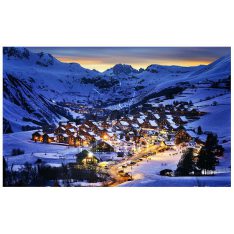 Beautiful Dusk in French Alps Resort | puzzles Pintoo 1000 peces